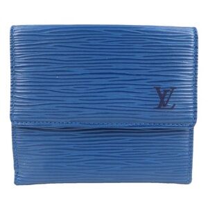 Louis Vuitton Blue Epi Wallet